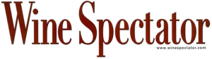 The logo of WineSpectator.com, a provider of wine ratings