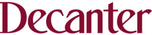 The logo for Decanter.com, a provider of wine ratings